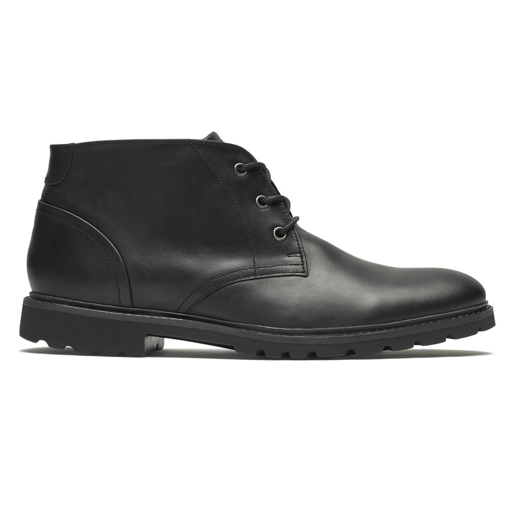 Rockport Mens Sharp & Ready Chukka - Boots Black - ZHJ375860